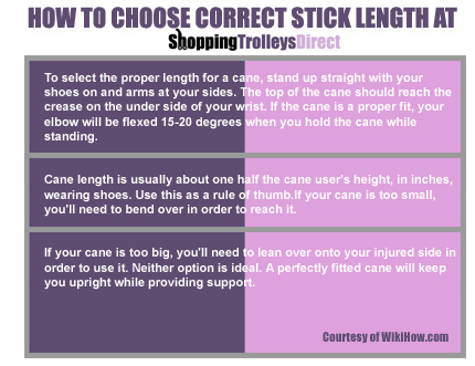 How to measure the right size walking stick for you